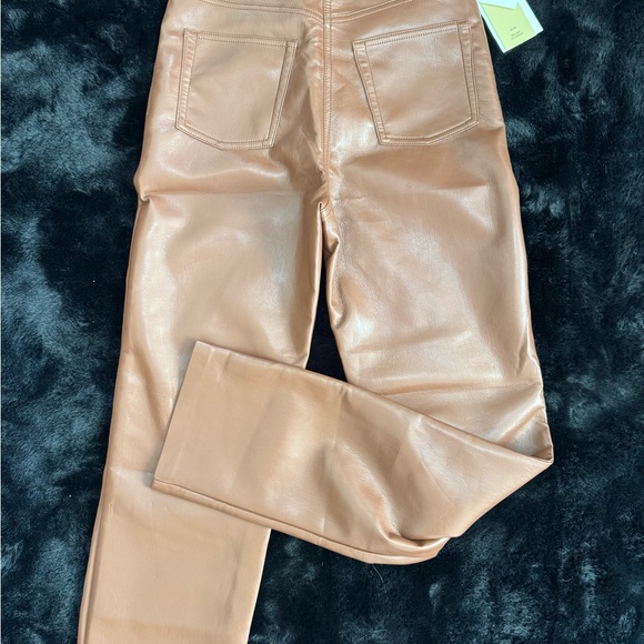 NWT aritzia brown Leather Pants - Picture 6 of 6
